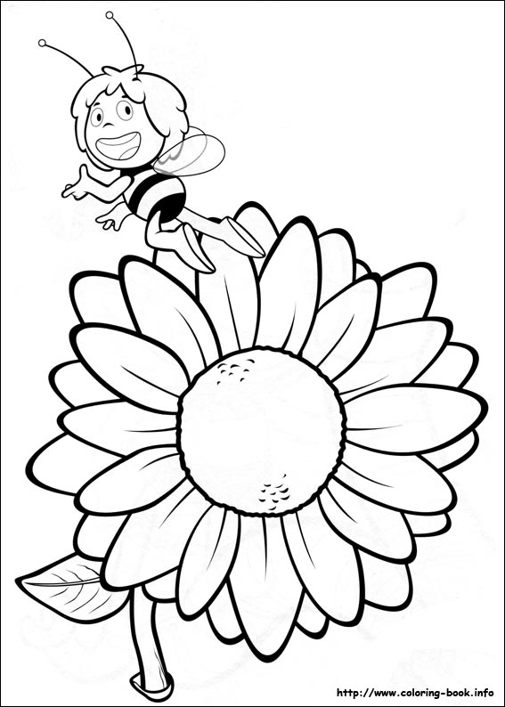 Maya the Bee coloring picture